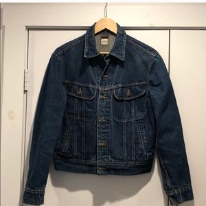 Vintage Lee Rider denim jean jacket - sz 40 medium